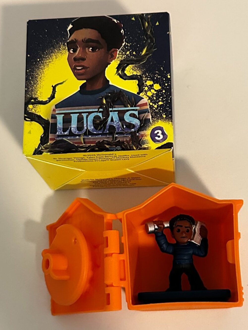 McDonald’s Happy Meal Stranger Things Tales From ’85 Lucas Collectible